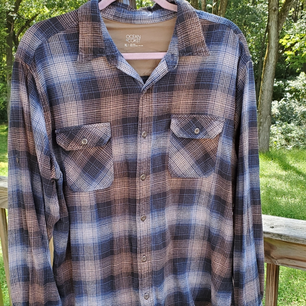 Men's Plaid Flannel Shirt